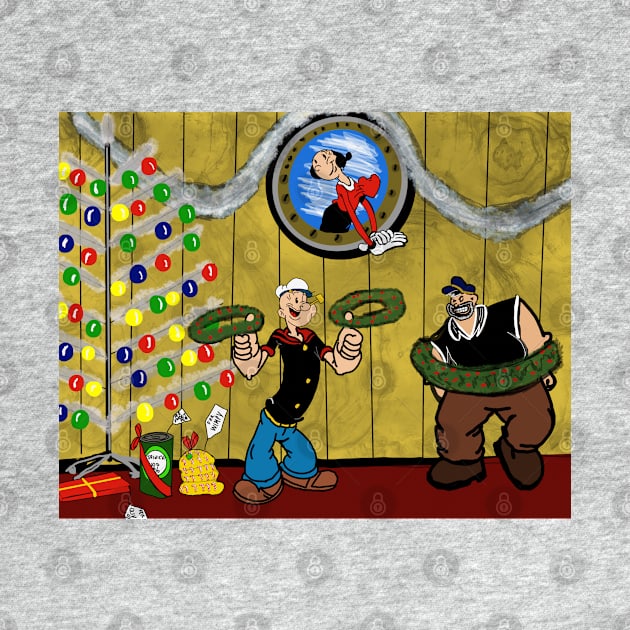 A Very Popeye Christmas by TL Bugg